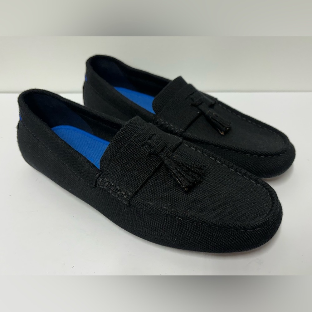ROTHY’S The Merino Tassel Black Driving Loafer Mens 11
